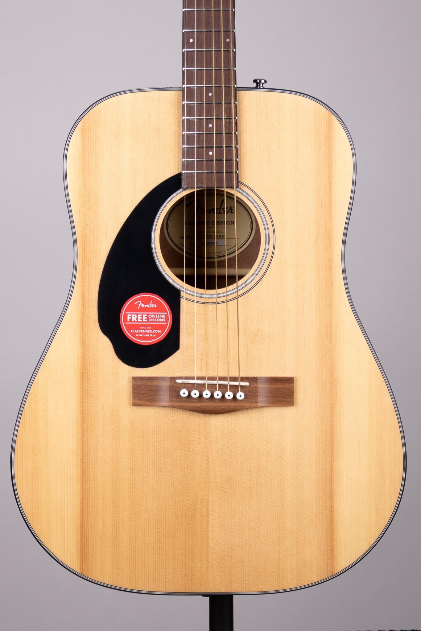 Fender CD60S Dreadnought Spruce Natural Left-Handed Acoustic