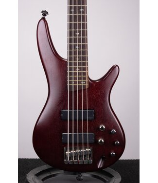 Ibanez Used Ibanez SR-505 5-String Bass Guitar - Brown Mahogany - with Case