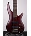 Used Ibanez SR-505 5-String Bass Guitar - Brown Mahogany - with Case