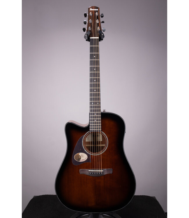Ibanez AAD51CE Left-Handed Acoustic Electric Guitar - Dark Violin Sunburst