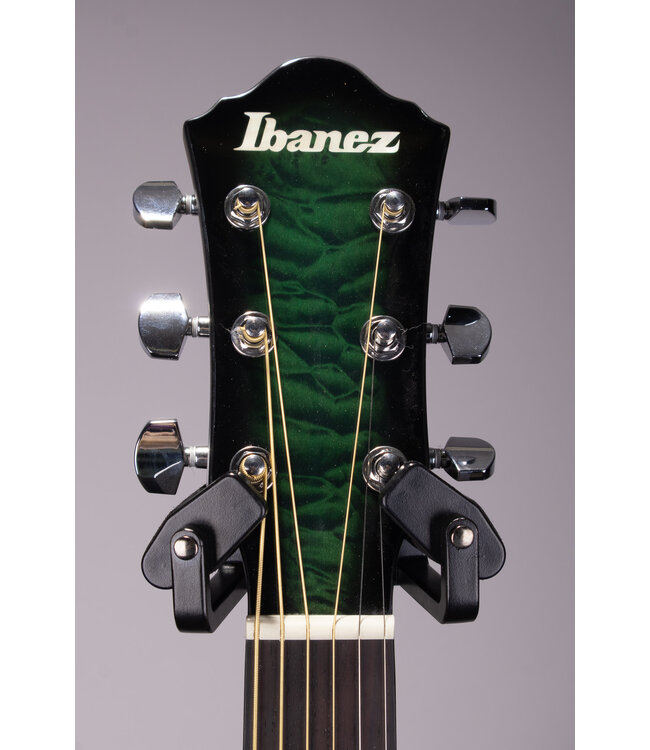Ibanez AEWC16QA Acoustic-Electric Guitar - Transparent Emerald Burst