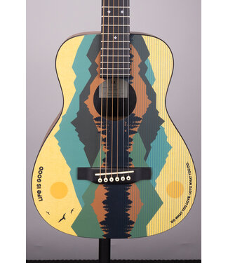 Martin Martin LX1 Life is Good Acoustic Guitar - Spruce Top, Travel Size
