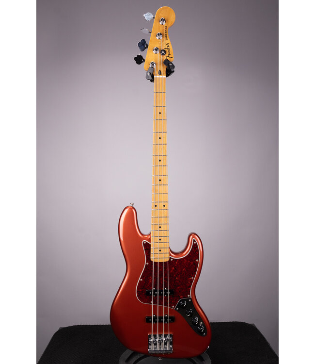 Used Fender Player Plus Jazz Bass - Aged Candy Apple Red