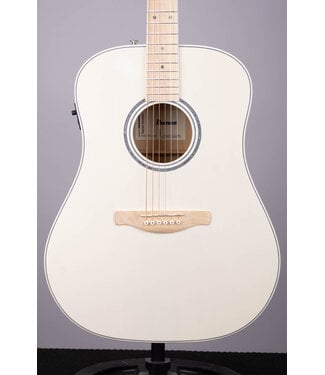Ibanez Ibanez AAD77M1E Dreadnought Acoustic-Electric Guitar - Open Pore Antique White