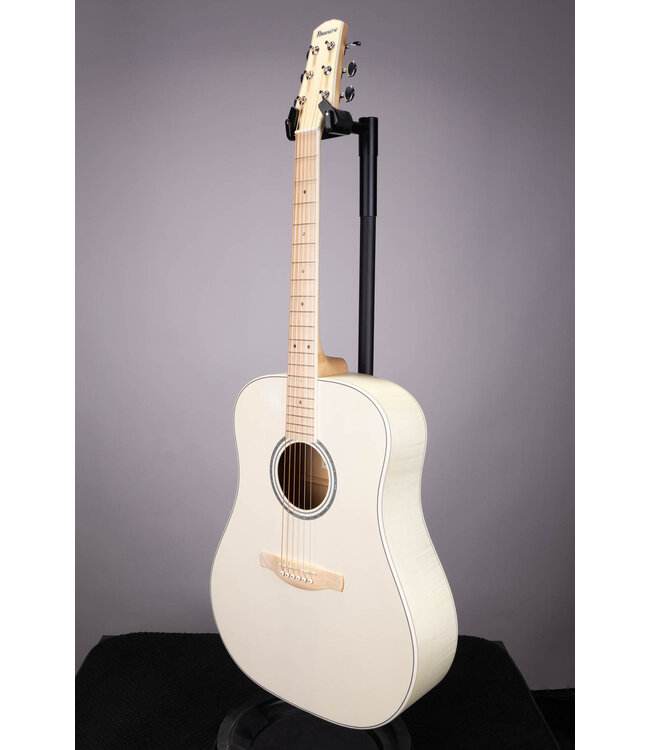 Ibanez AAD77M1E Dreadnought Acoustic-Electric Guitar - Open Pore Antique White