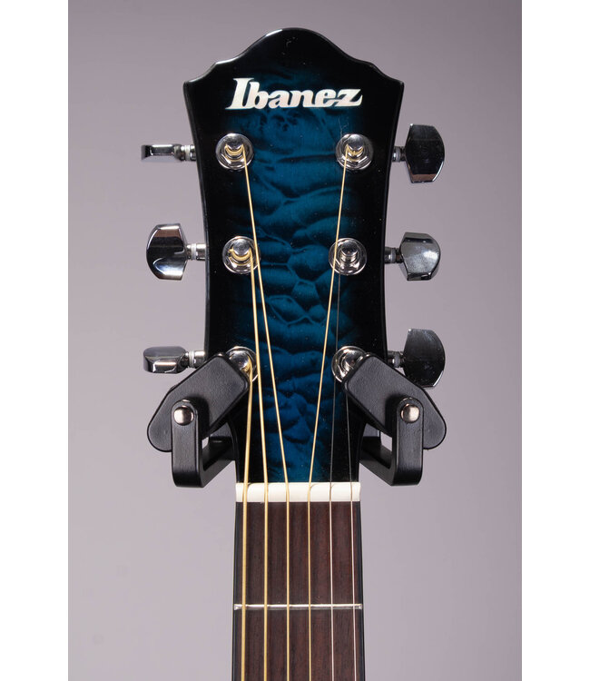 Ibanez AEWC16QA-TLH Acoustic-Electric Guitar – Transparent Blue Sunburst