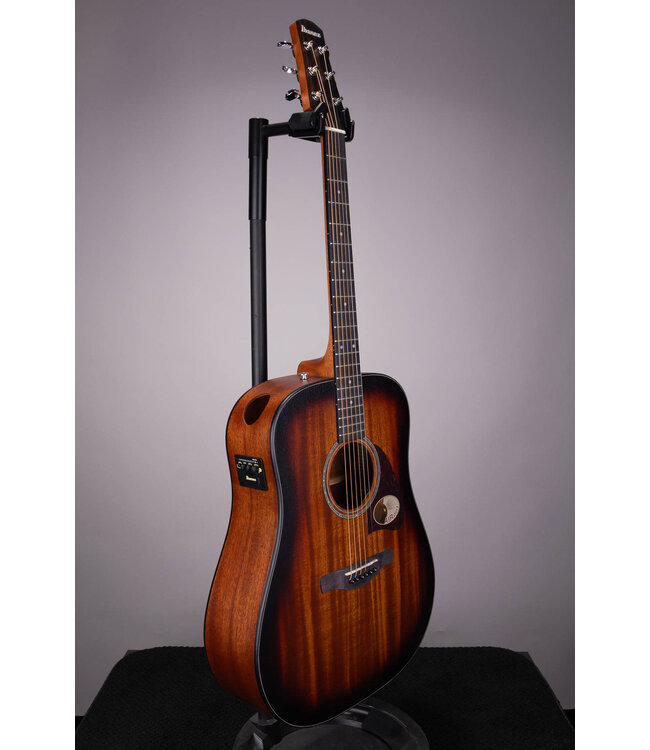 Ibanez AAD54E Dreadnought Acoustic-Electric Guitar - Open Pore Mahogany Sunburst