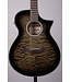 Ibanez AEWC16QA Acoustic-Electric Guitar - Transparent Black Sunburst