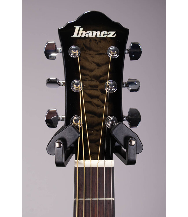 Ibanez AEWC16QA Acoustic-Electric Guitar - Transparent Black Sunburst