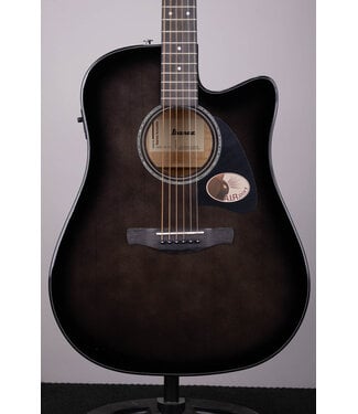 Ibanez Ibanez AAD77CE Dreadnought Acoustic-Electric Guitar - Transparent Black Sunburst