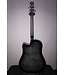 Ibanez AAD77CE Dreadnought Acoustic-Electric Guitar - Transparent Black Sunburst