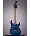 Gio GRX70QA Transparent Blue Burst Electric Guitar
