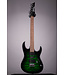 Gio GRX70QA Electric Guitar - Transparent Emerald Burst