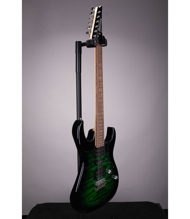 Gio GRX70QA Electric Guitar - Transparent Emerald Burst