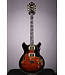 Artcore Expressionist AS93QMSP Semi-Hollowbody Electric Guitar - Dark Brown Sunburst