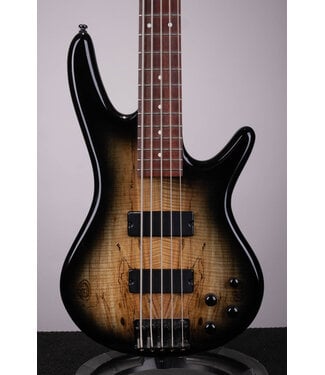 Ibanez Used Ibanez GSR205SM 5-String Bass Guitar - Charcoal Brown Burst