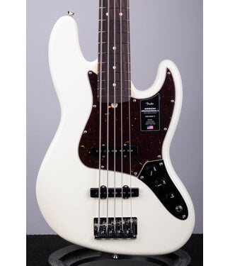 Fender Fender American Professional II Jazz Bass V – Olympic White w/ Rosewood Fingerboard