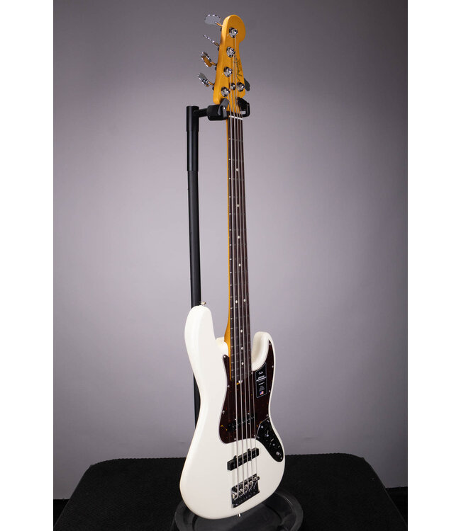 Fender American Professional II Jazz Bass V – Olympic White w/ Rosewood Fingerboard
