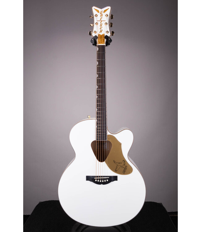 Gretsch G5022CWFE Rancher Falcon Jumbo Acoustic-Electric – White