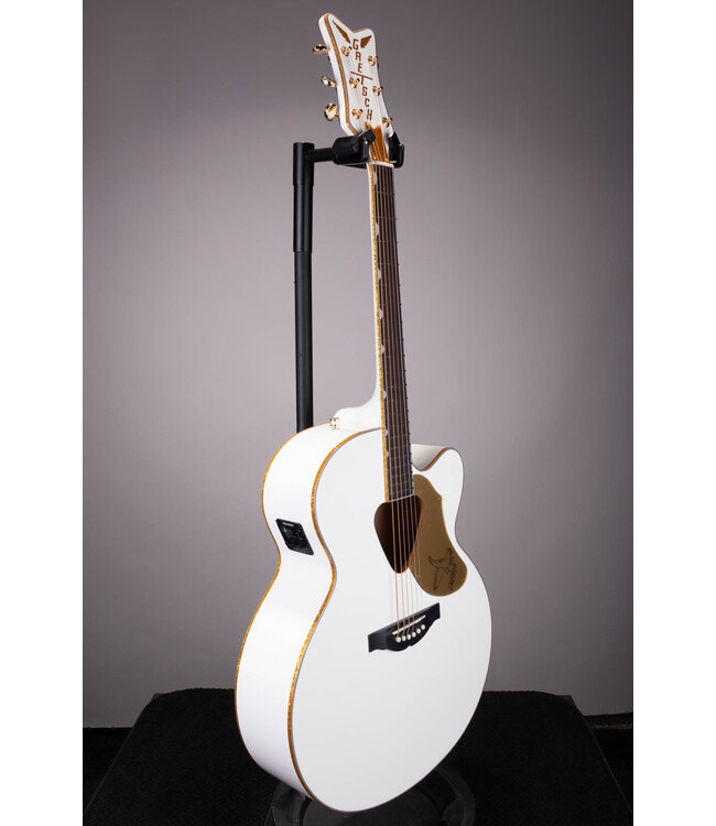 Gretsch G5022CWFE Rancher Falcon Jumbo Acoustic-Electric – White