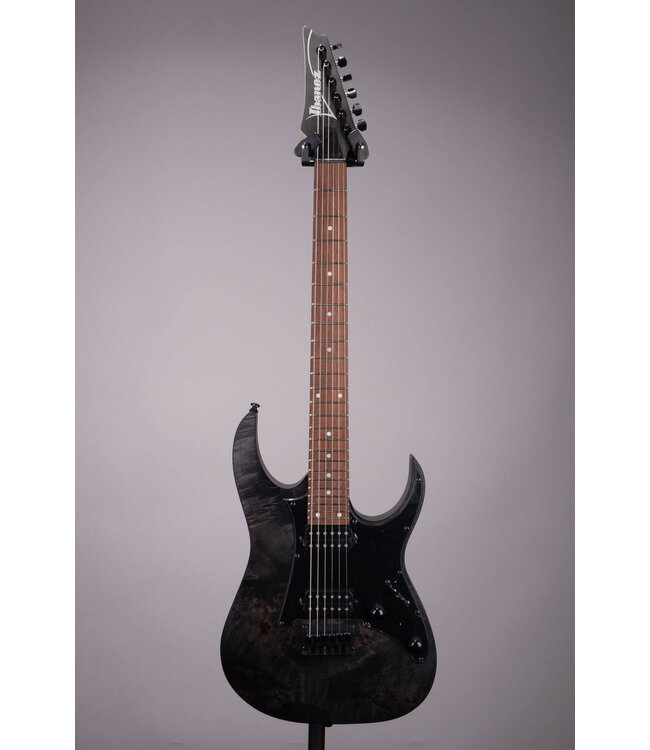 Ibanez RGR431PB RG Electric Guitar – Charcoal Gray Flat w/ Poplar Burl Top