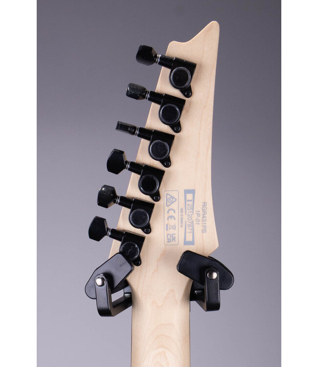 Ibanez RGR431PB RG Electric Guitar – Charcoal Gray Flat w/ Poplar Burl Top