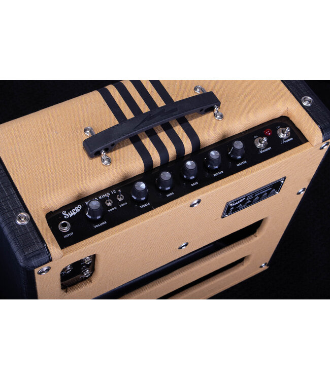 Supro Delta King 12 Tube Combo Amplifier - 1x12, 15-Watt, Tweed/Black