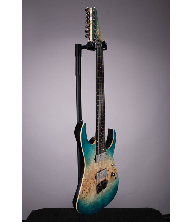 Used Ibanez RG1127PBFX RG Premium 7-String Electric Guitar - Caribbean Islet Flat