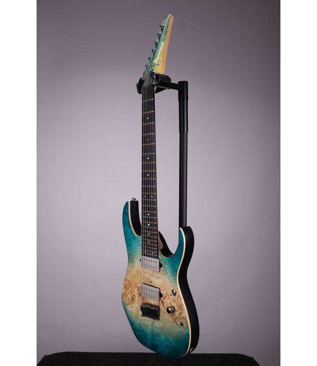 Used Ibanez RG1127PBFX RG Premium 7-String Electric Guitar - Caribbean Islet Flat