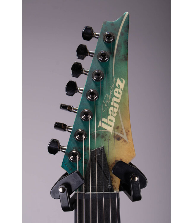 Used Ibanez RG1127PBFX RG Premium 7-String Electric Guitar - Caribbean Islet Flat