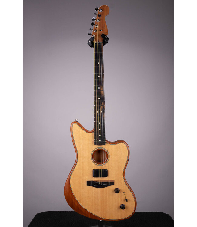 Used Fender American Acoustasonic Jazzmaster Acoustic-electric Guitar - Natural