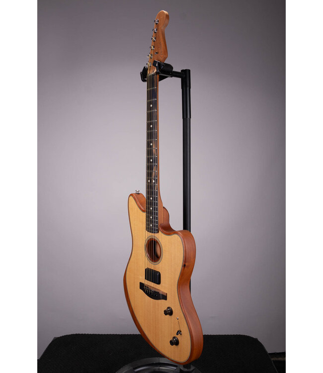 Used Fender American Acoustasonic Jazzmaster Acoustic-electric Guitar - Natural