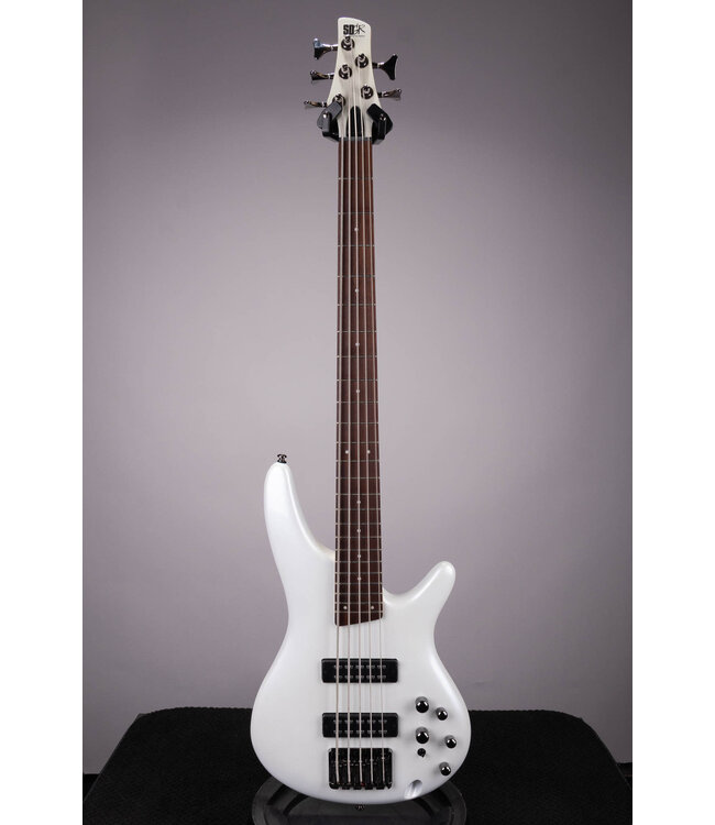 Ibanez Standard SR305E 5-string Bass Guitar - Pearl White