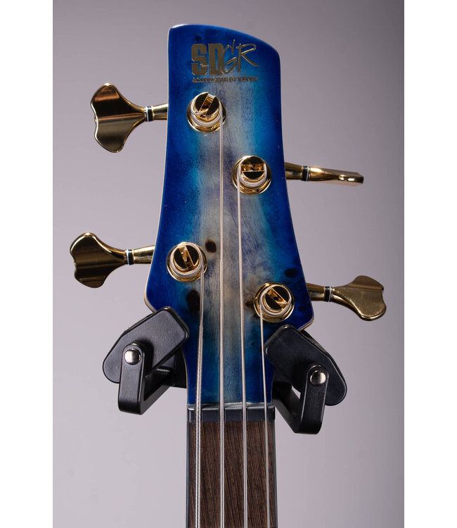 Ibanez SR2600 Premium Bass - Cerulean Blue Burst with Panga Panga Fingerboard