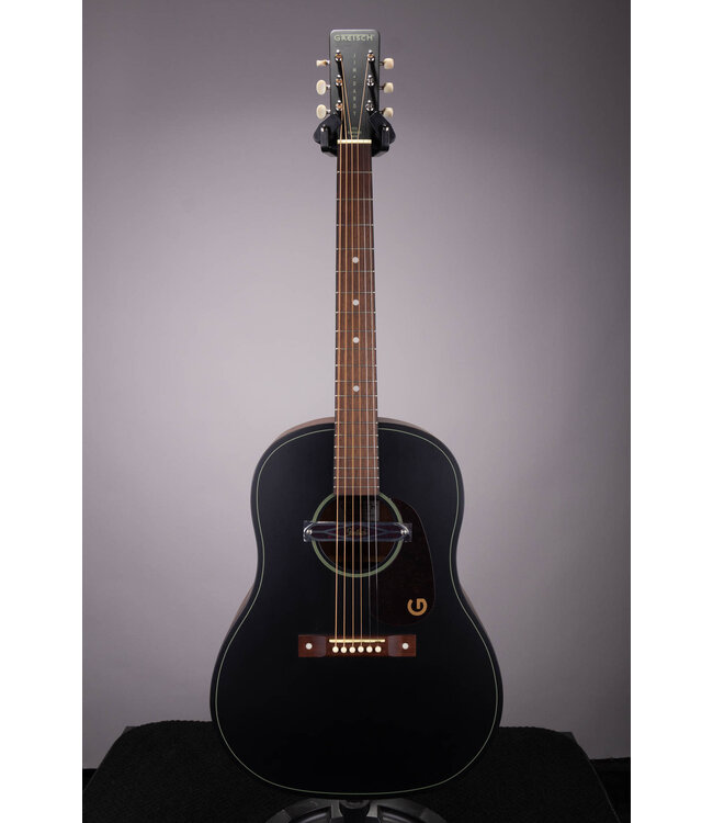 Jim Dandy Deltoluxe Dreadnought Acoustic-electric Guitar - Black
