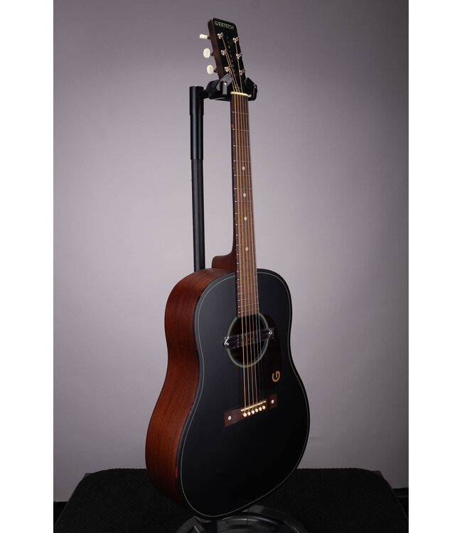 Jim Dandy Deltoluxe Dreadnought Acoustic-electric Guitar - Black