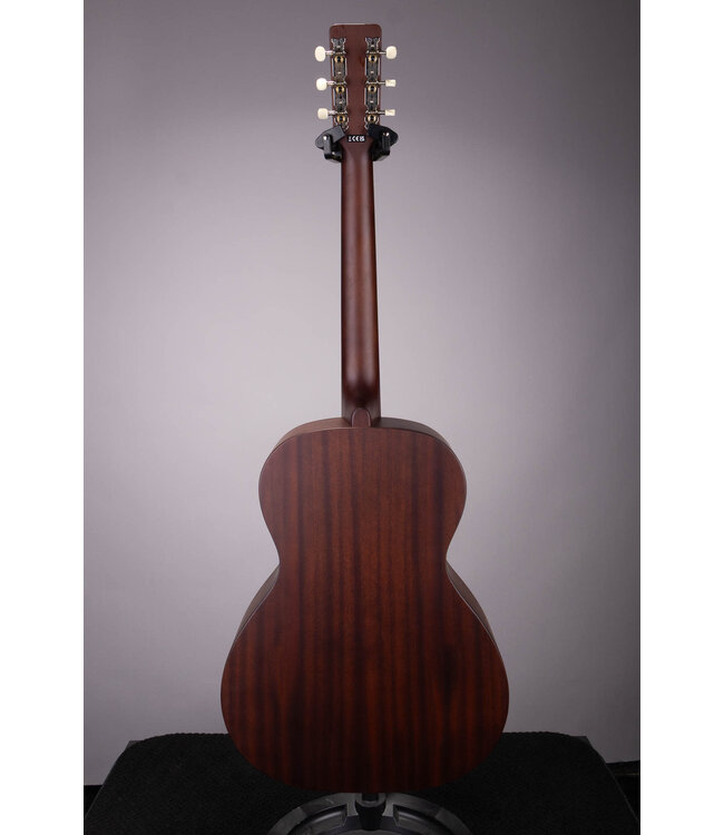 Jim Dandy Concert Deltoluxe Acoustic-Electric Guitar - Black Top