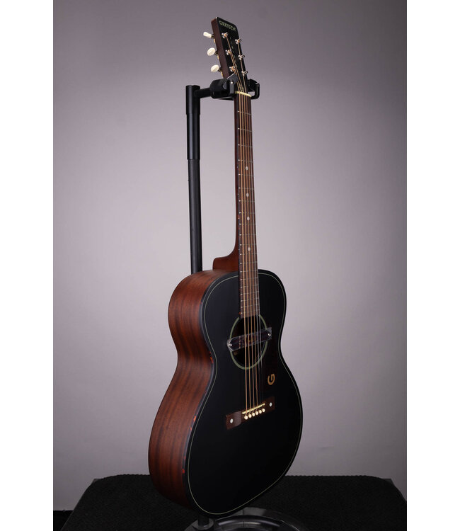 Jim Dandy Concert Deltoluxe Acoustic-Electric Guitar - Black Top