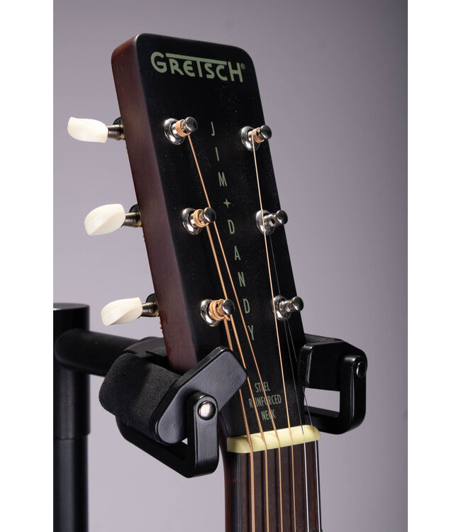 Jim Dandy Concert Deltoluxe Acoustic-Electric Guitar - Black Top