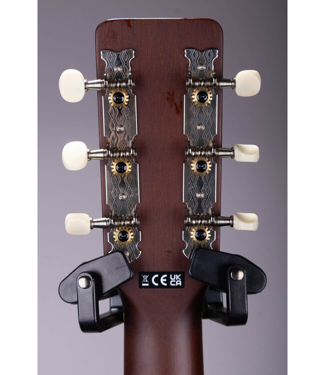 Jim Dandy Concert Deltoluxe Acoustic-Electric Guitar - Black Top