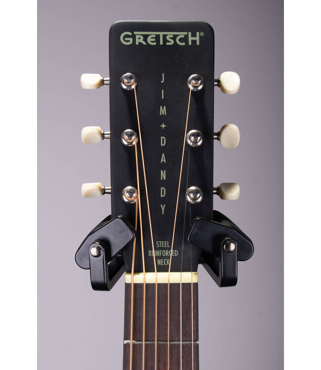 Jim Dandy Concert Deltoluxe Acoustic-Electric Guitar - Black Top