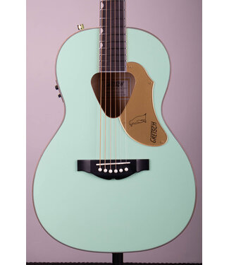 Gretsch Gretsch G5021E Rancher Penguin Parlor Acoustic/Electric – Mint Metallic, Laurel Fingerboard