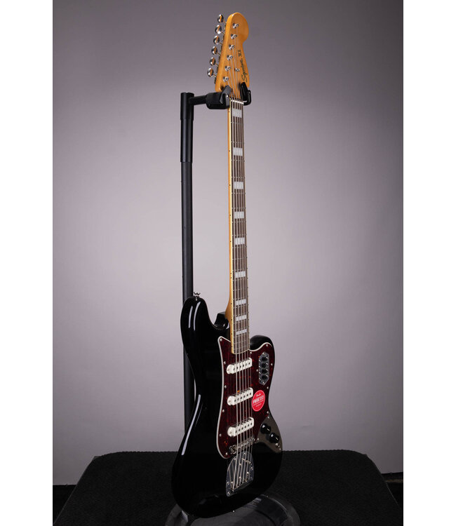 Squier Classic Vibe Bass VI – Black with Indian Laurel Fingerboard