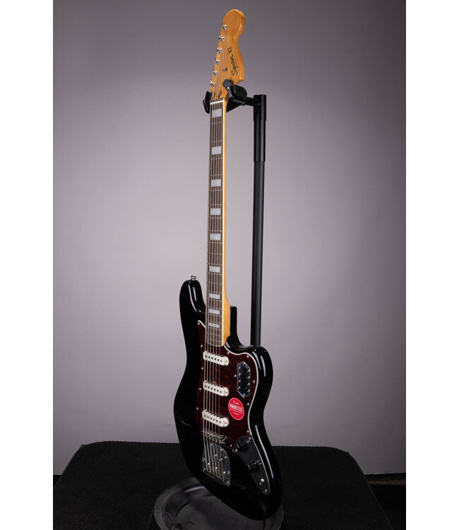 Squier Classic Vibe Bass VI – Black with Indian Laurel Fingerboard