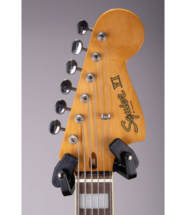 Squier Classic Vibe Bass VI – Black with Indian Laurel Fingerboard