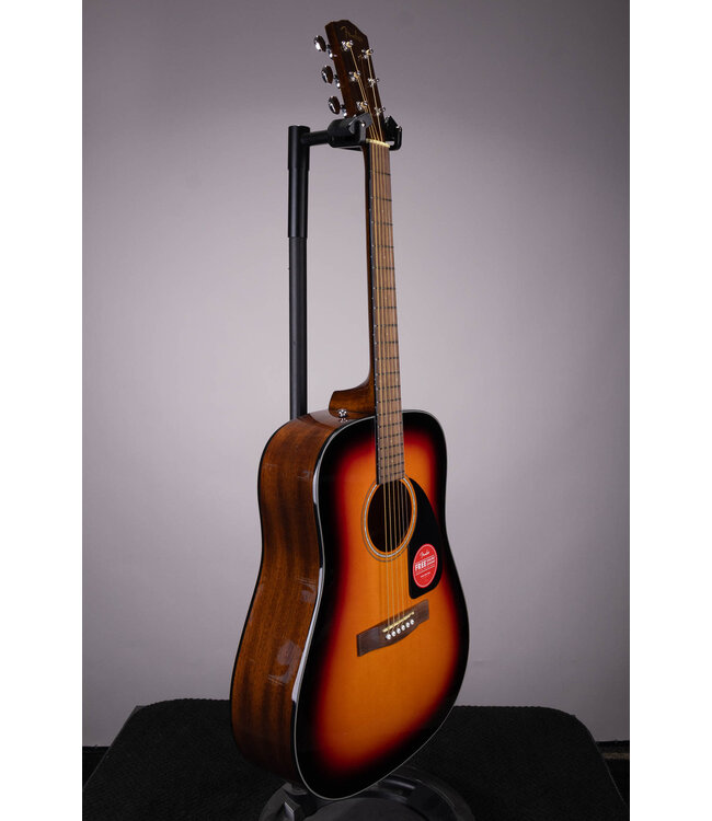 Fender CD-60 Dreadnought Acoustic Guitar with Case in Sunburst | Roxy Music La Porte