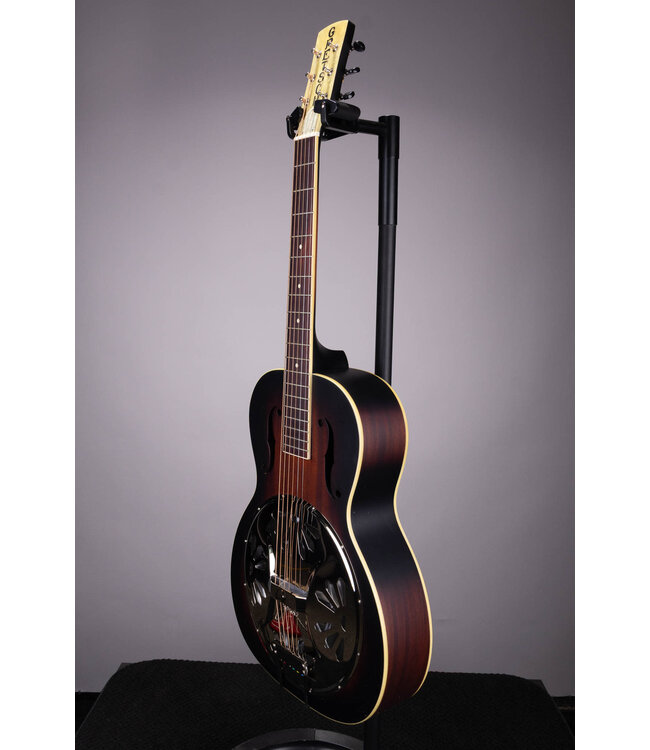 Gretsch G9220 Bobtail Round-neck Mahogany Body Resonator - 2-color Sunburst, Padauk Fingerboard