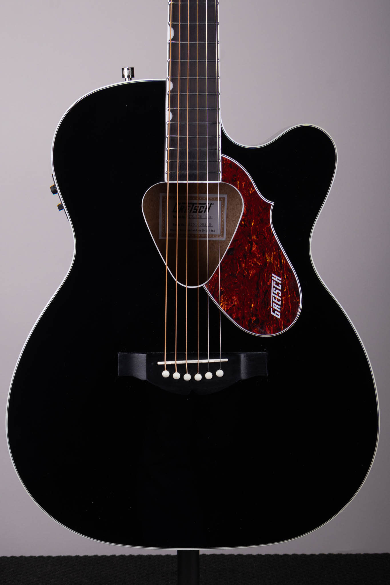 Gretsch G5013CE Rancher Jr Acoustic Electric Guitar Black w