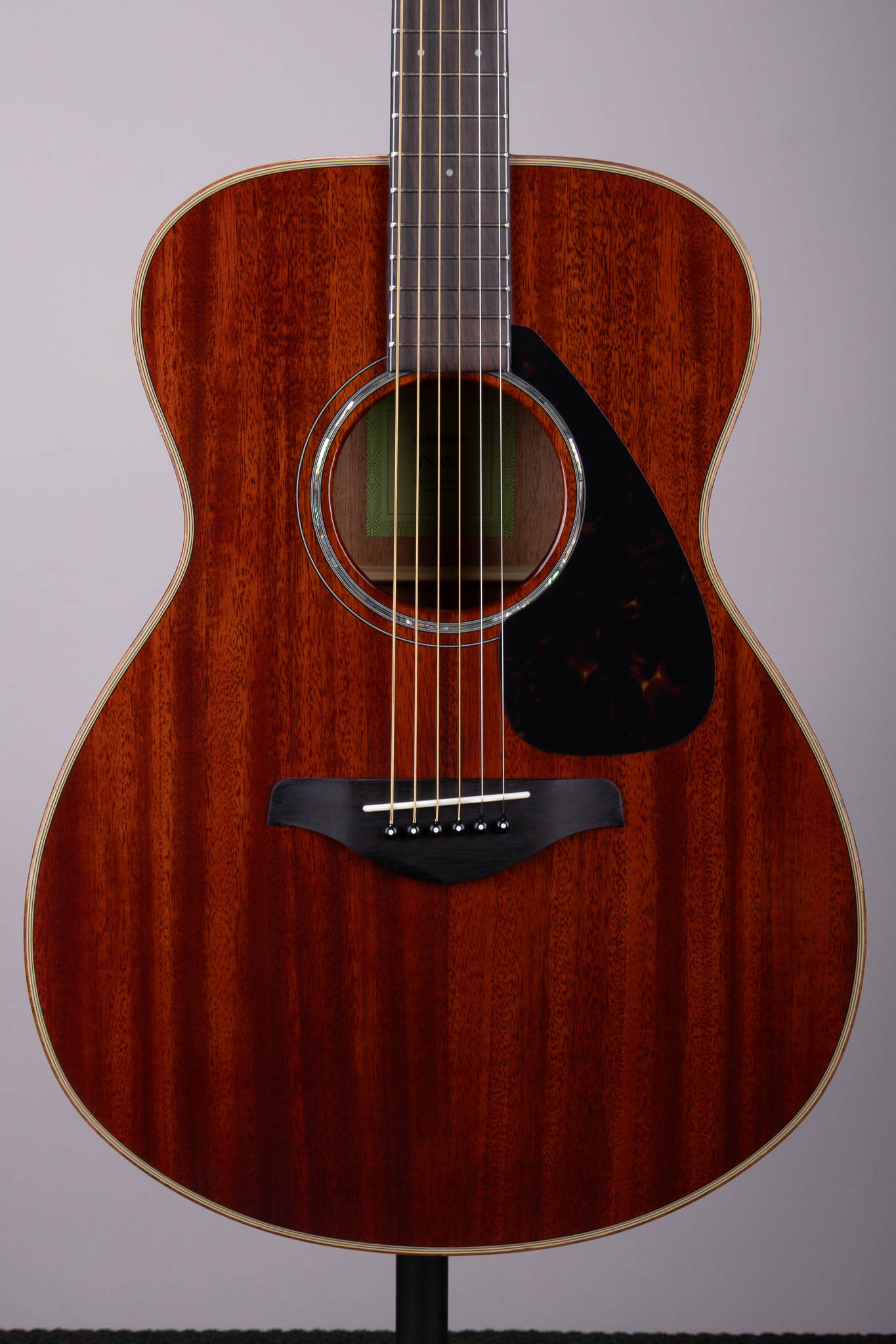 ギター YAMAHA FS850 Yamaha FS850 Acoustic Guitar Solid Mahogany Concert Body Warm Tone