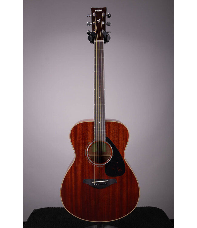 Yamaha FS850 Acoustic Guitar Solid Mahogany Concert Body Natural Finish